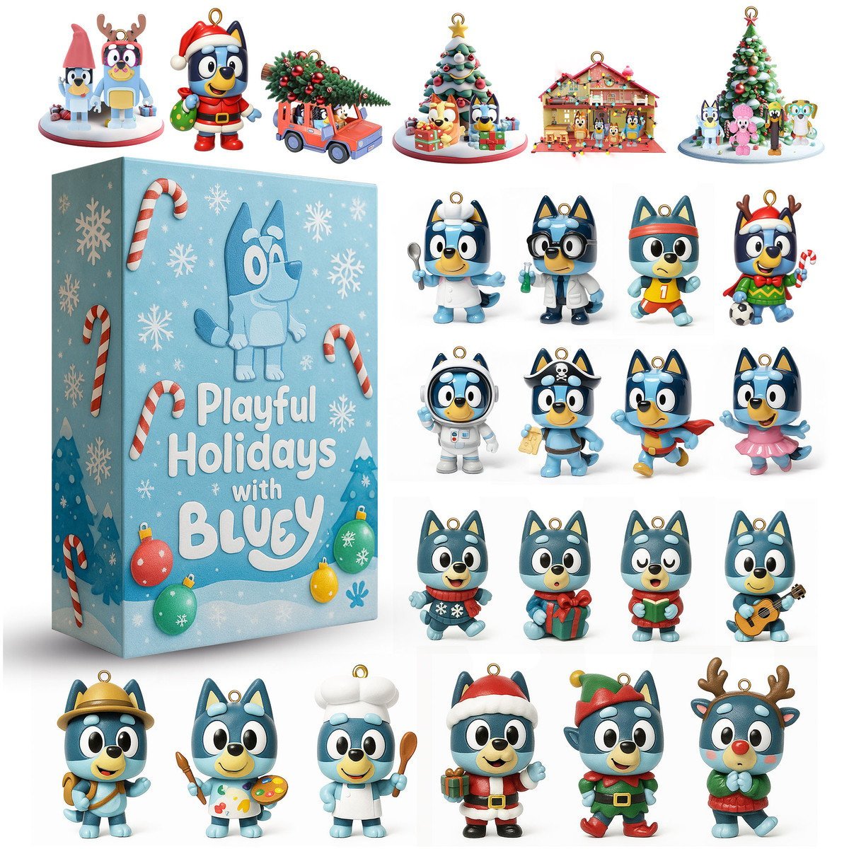 Bluey Advent Calendar 2025 Kids Advent Calendar Christmas Gifts For ...