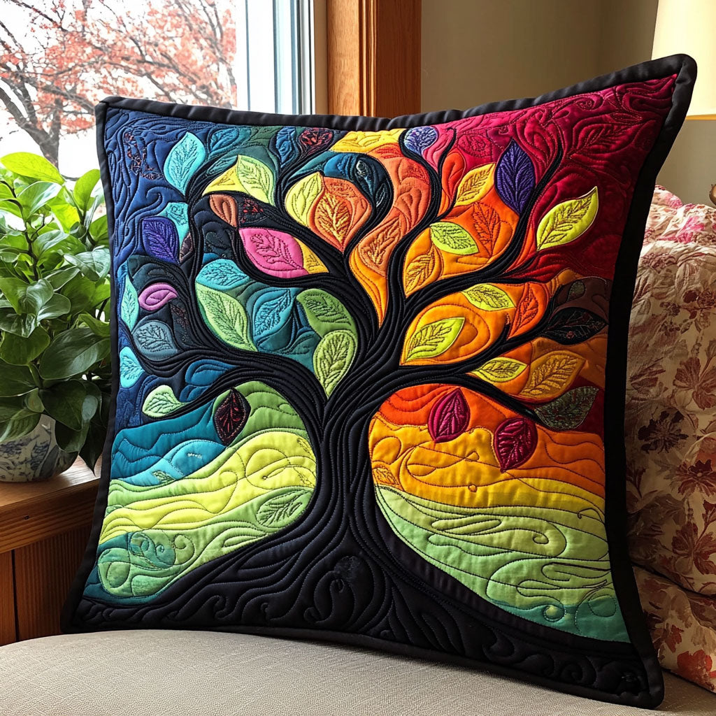 Color Spirit Quilted Pillow Case Large Couch Pillows Christmas Present For Inlaws