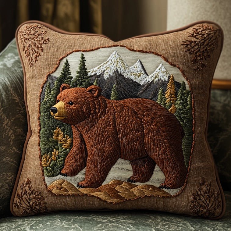 Echoes Of Mountain Quilted Pillow Case Throw Pillow Covers Christmas Presents For Dad