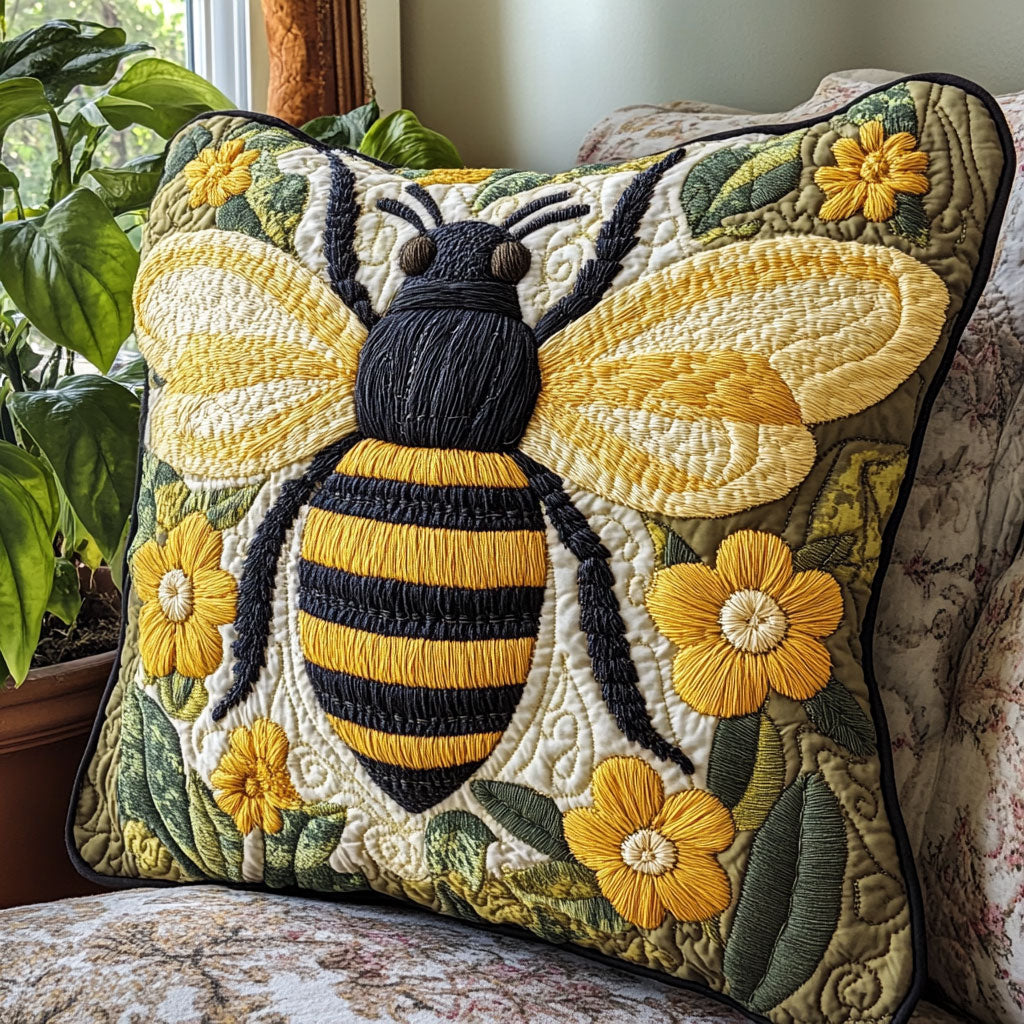 Floral Owl Quilted Pillow Case Fall Sofa Pillows Thanksgiving Present For Uncle