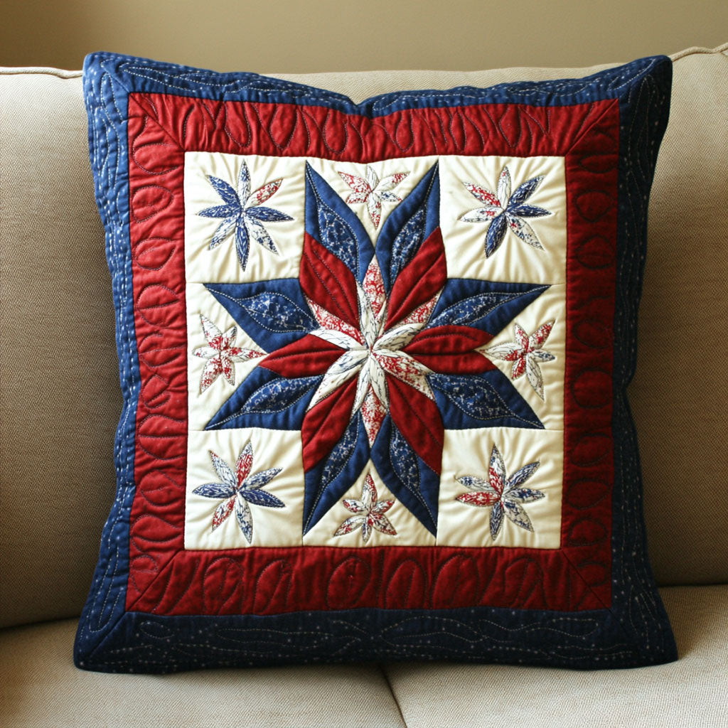 Liberty Flower Quilted Pillow Case Floral Throw Pillows Gifts For Mom Who Has Everything