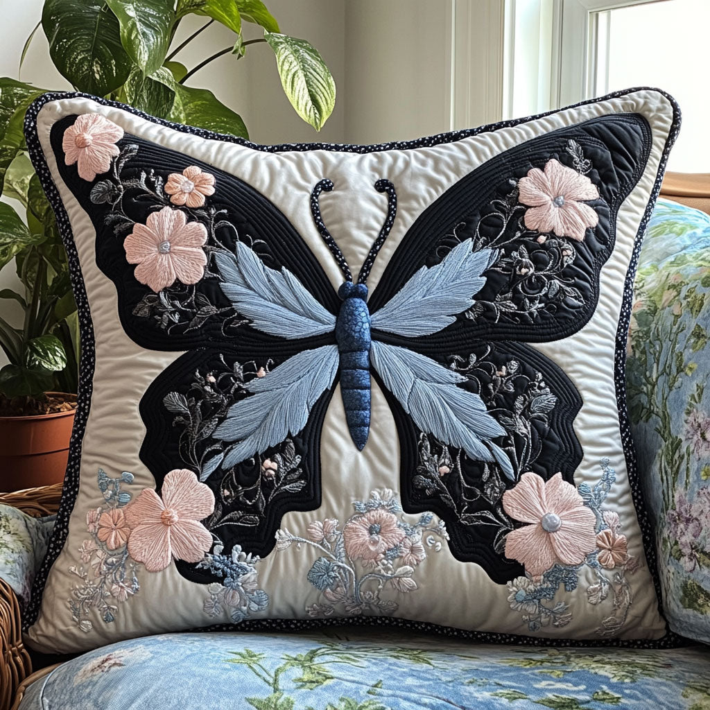 Magic Butterfly Quilted Pillow Case Sofa Pillows Xmas Present For Uncle