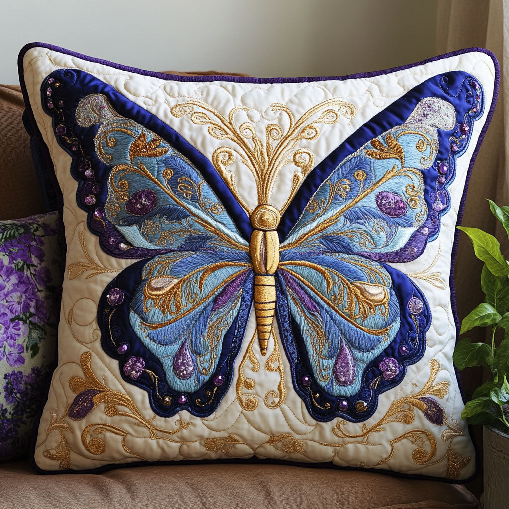 Magic Wings Quilted Pillow Case Colorful Throw Pillows Christmas Gift To Daddy From Daughter