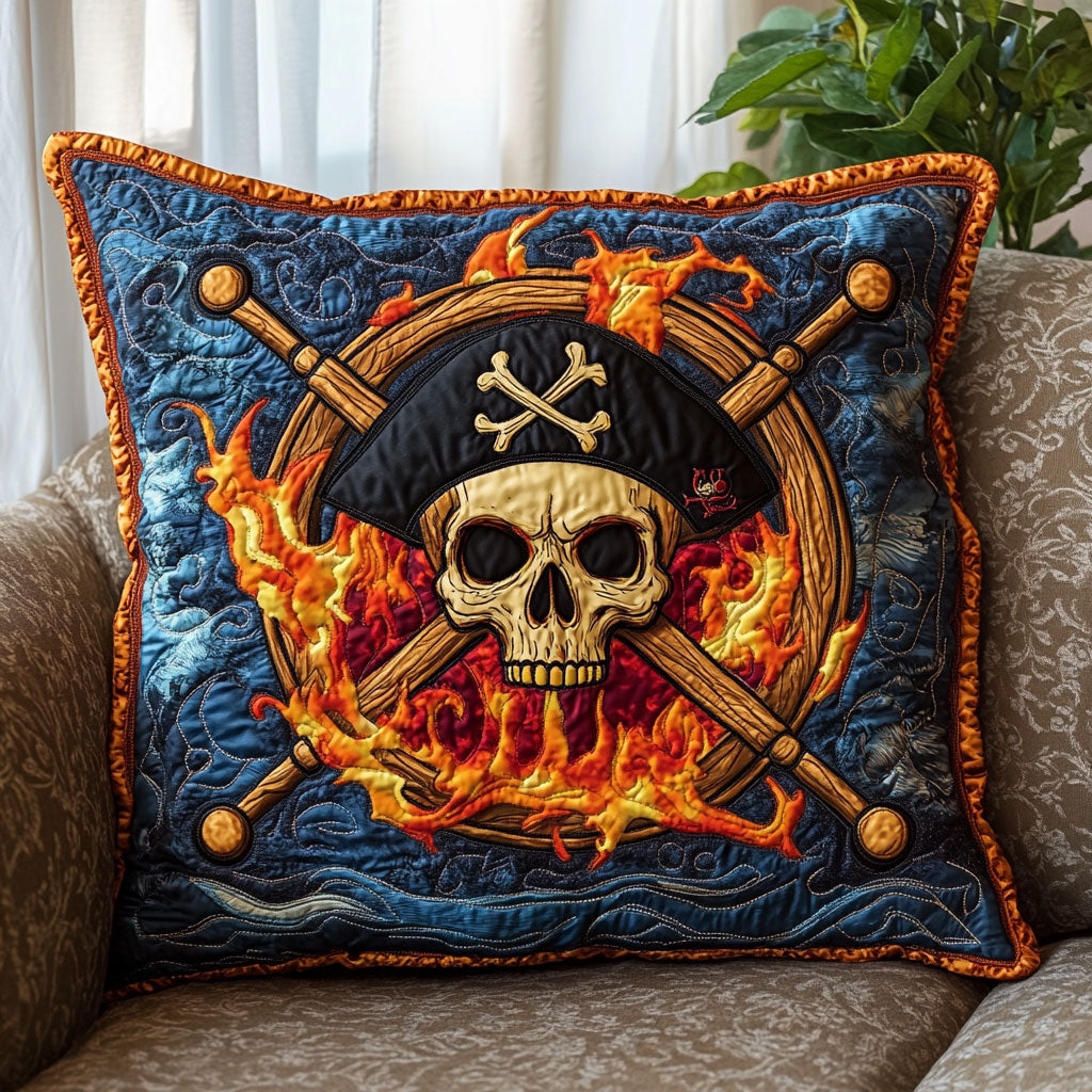 Pirate Skull Quilted Pillow Case Decorative Pillows For Sofa Bonus Daughter Gifts