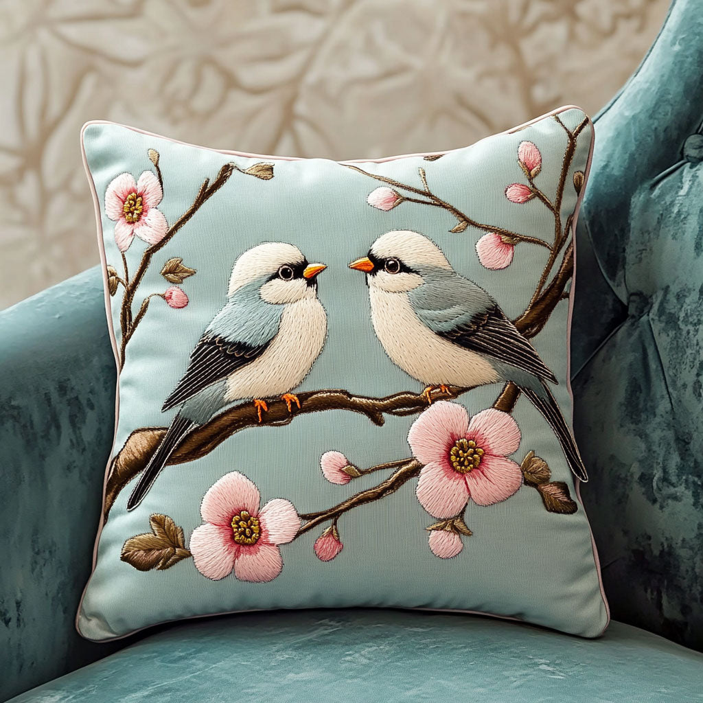 Song Bird Quilted Pillow Case Couch Pillows Useful Gifts For Mom From Daughter