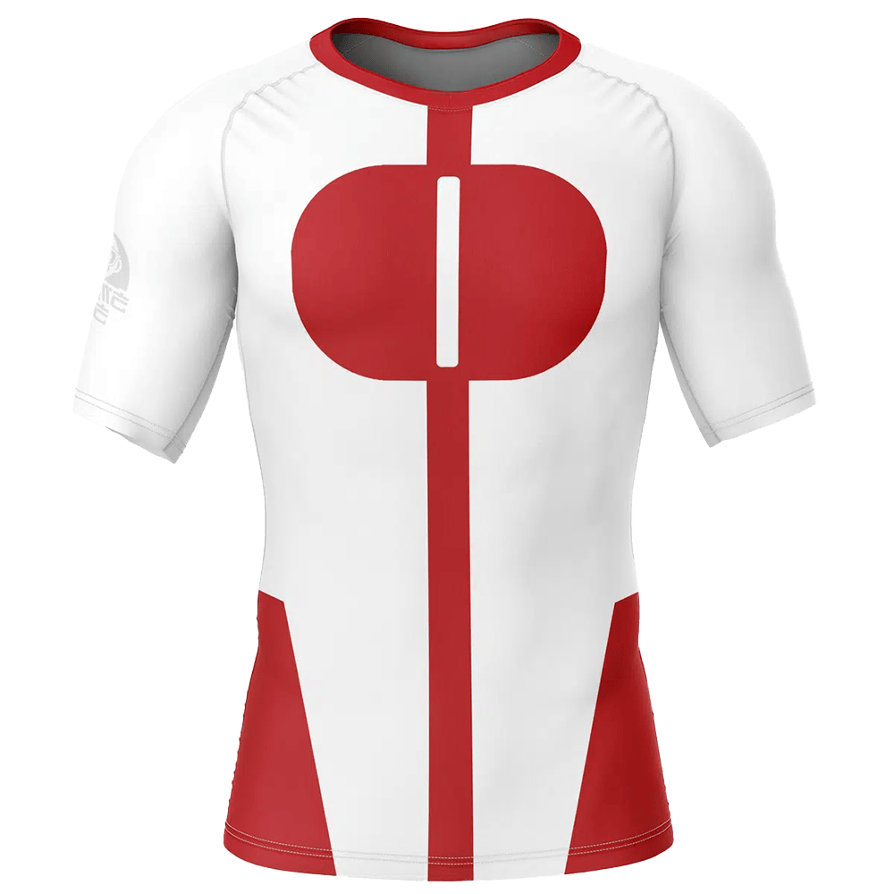 Viltrumite Compression Rash Guard Omni Man Invincible Short Sleeve Rash ...